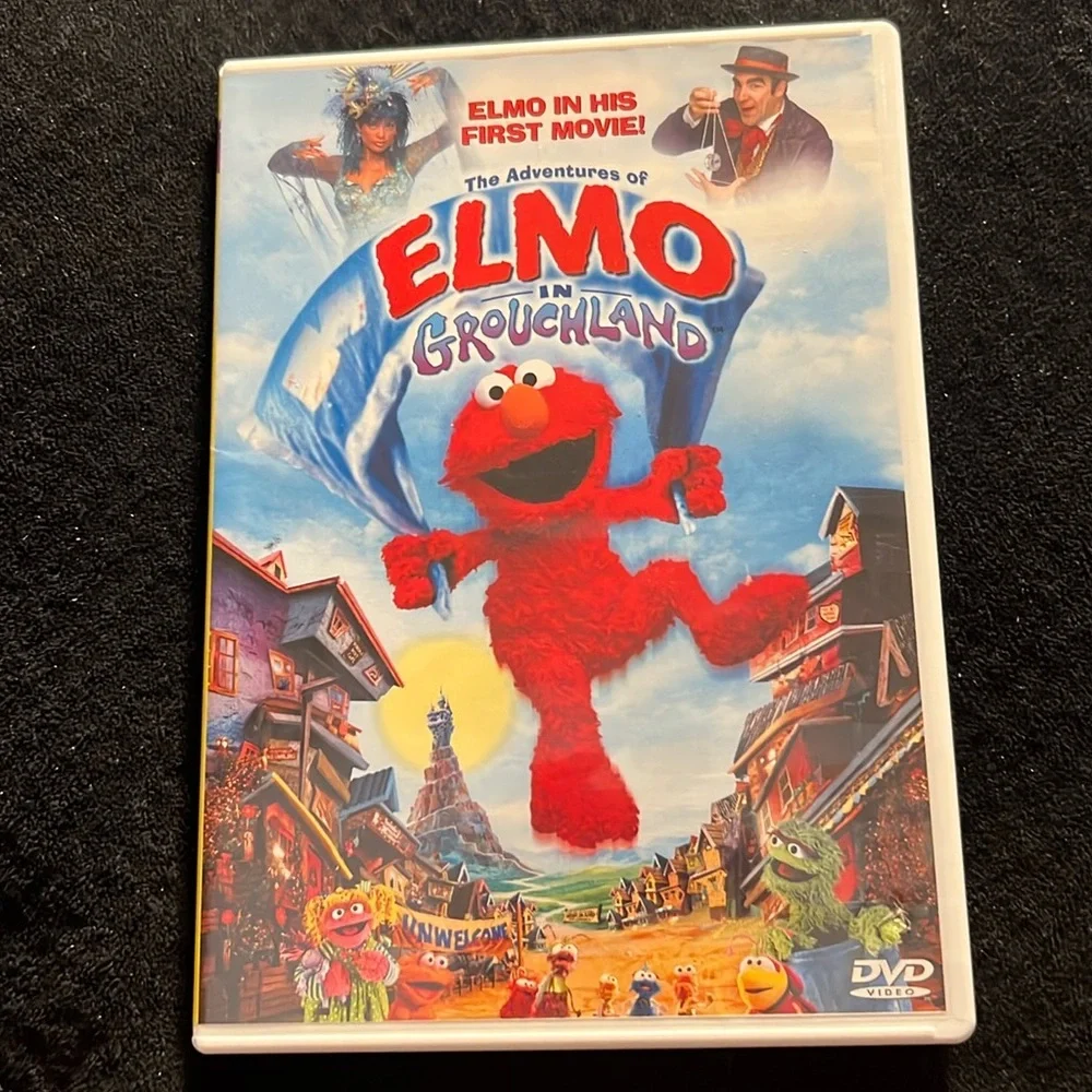 🌞 The Adventures of ELMO in Grouchland Elmo’s 1st movie DVD 73 min Columbia